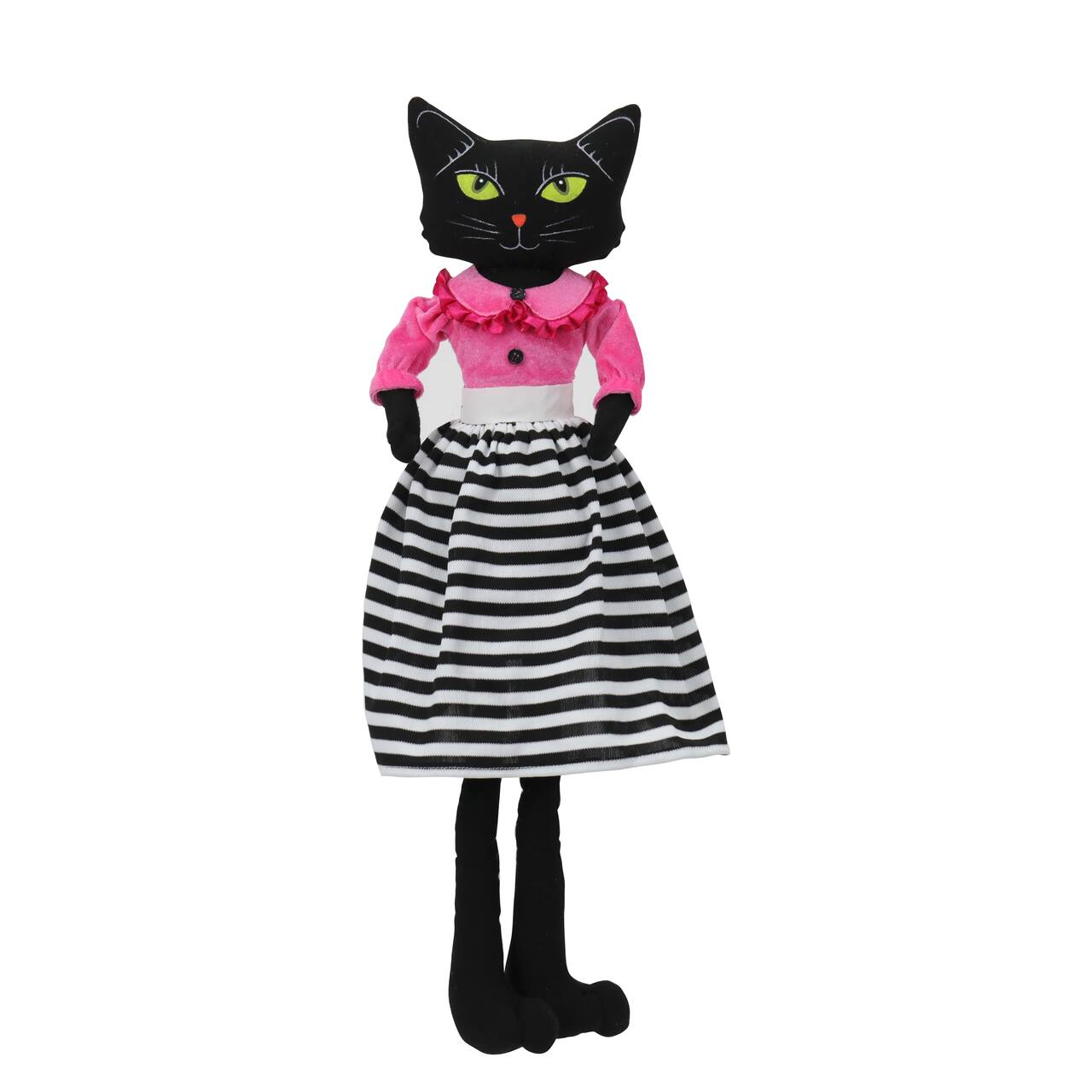 21&#x22; Black Cat in Dress Tabletop Accent by Ashland&#xAE;